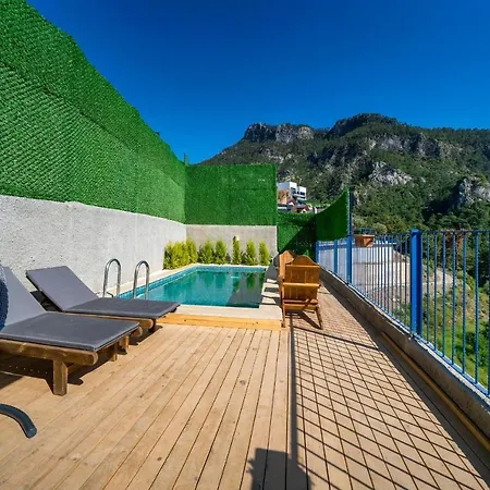 Honeymoon With Private Pool And Sea View Faralya