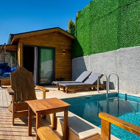 Honeymoon With Private Pool And Sea View * Faralya
